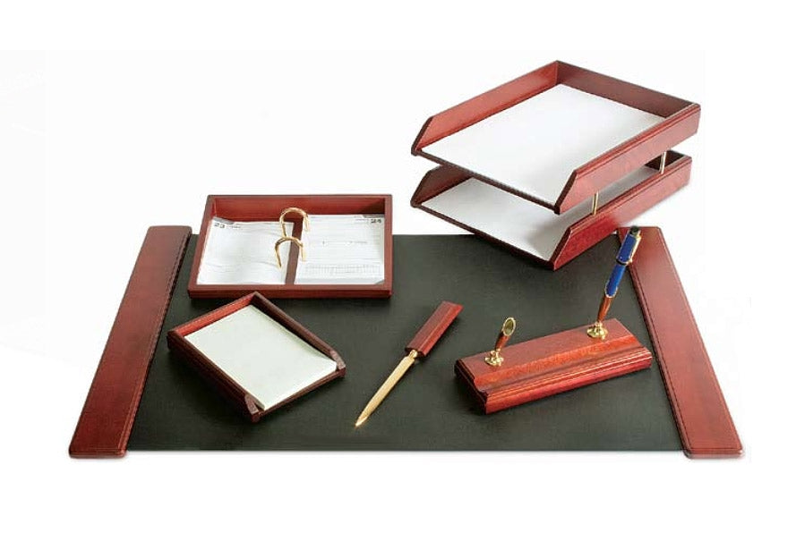 SET DE BIROU DIN LEMN MARO 6 PIESE SET DE BIROU DIN LEMN MARO 6 PIESE